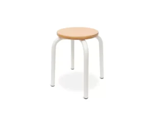 Metalljalgadel taburet 6