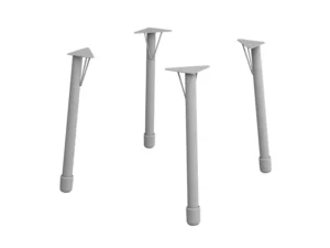 Lauajalad metallist 4 - 4tk