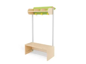 Garderoobikapp 3 roheline