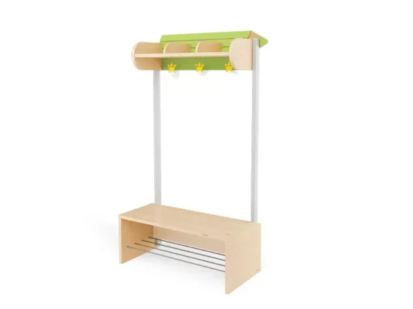 Garderoobikapp 3 roheline